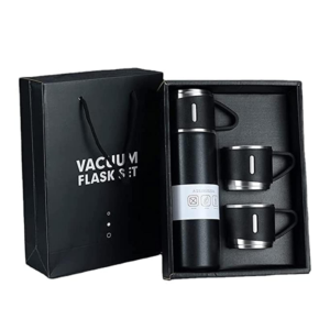 Vacuum Flask Set with 3 Cups