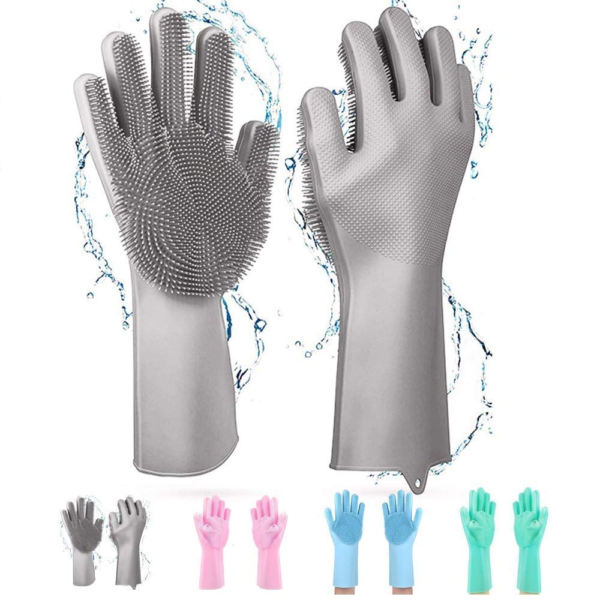 Magic Silicone Dishwashing Gloves