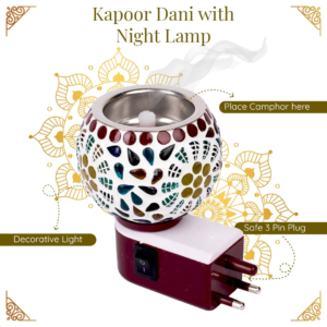 Ceramic Kapoor Dani with Night Lamp